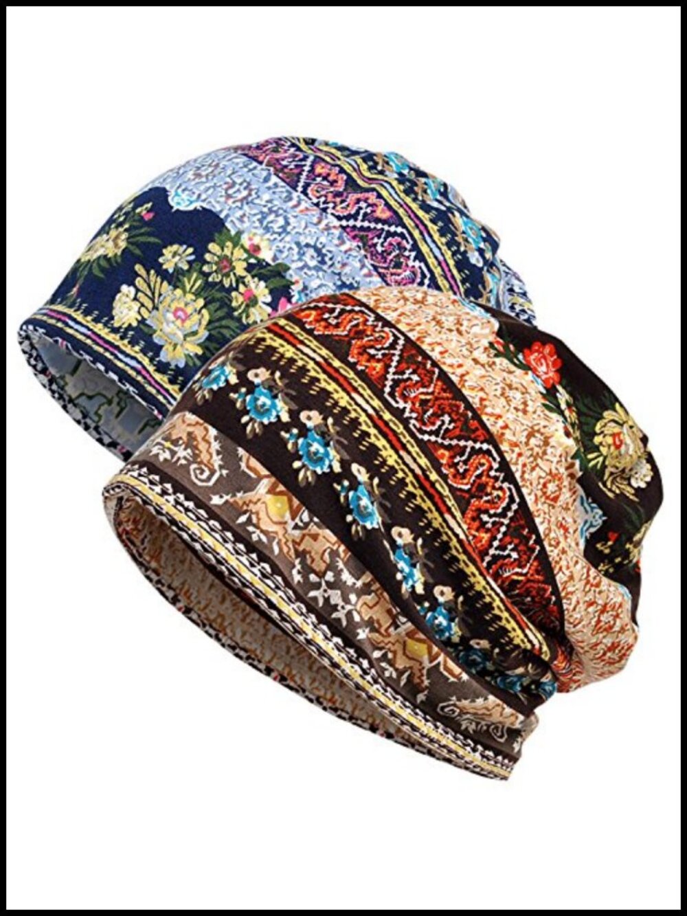 Slouchy Beanie Hat Thin Bonnet Cap Lightweight Breathable Casual Sleep Cap
